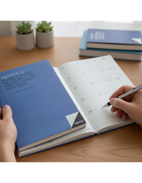 ▷ CUADERNO PROFESORADO: AGENDA G PLANIFICACION MES A LA VISTA CASTELLANO ADDITIO | Taine - Imagen 2