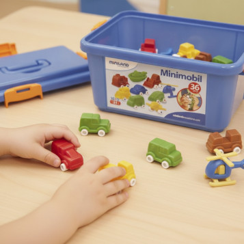 ▷ VEHICULOS PLASTICO CONTENEDOR 36 UDS. MINIMOBIL MINILAND | Taine - Imagen 2