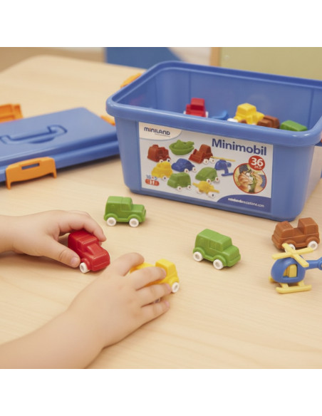 ▷ VEHICULOS PLASTICO CONTENEDOR 36 UDS. MINIMOBIL MINILAND | Taine - Imagen 2