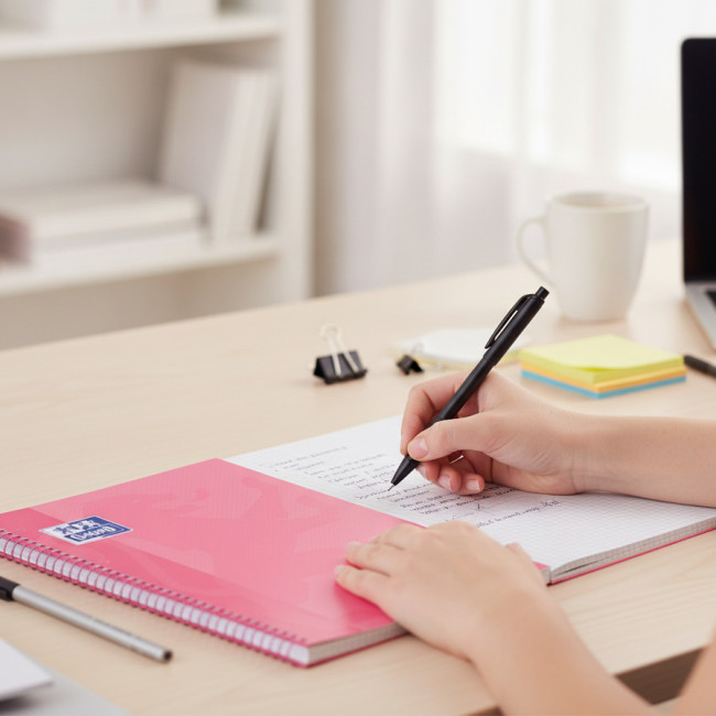 ▷ CUADERNO OXFORD MICROPERFORADO A4+ 80H. 90G C.5MM T/D | Taine - Imagen 2