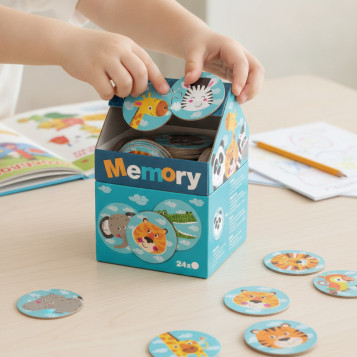 ▷ PUZLE CASITA APLI MEMORY SAFARI 24U | Taine - Imagen 2