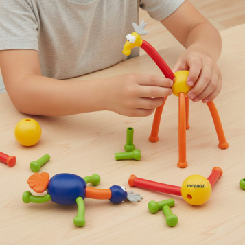 ▷ CONSTRUCCIONES MINILAND ANIMATCH ANIMALES 31 PIEZAS | Taine - Imagen 2