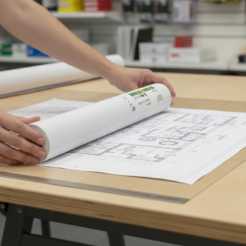 ▷ ROLLO PLOTTER FABRISA PAPEL 610x50 M 90GR (24") | Taine - Imagen 2