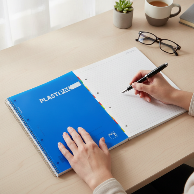 ▷ CUADERNO PACSA A4 100HJ 90G 5MM GRECA T/P SURTIDOS | Taine - Imagen 2