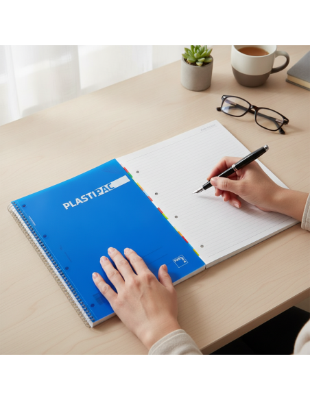 ▷ CUADERNO PACSA A4 100HJ 90G 5MM GRECA T/P SURTIDOS | Taine - Imagen 2