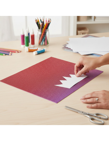 ▷ GOMA EVA FAIBO ROJA PURPURA 40X60 | Taine - Imagen 2