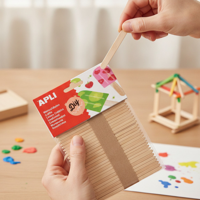 ▷ PALO POLO APLI NATURAL 50U PEQUEÑOS | Taine - Imagen 2
