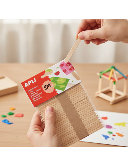▷ PALO POLO APLI NATURAL 50U PEQUEÑOS | Taine - Imagen 2