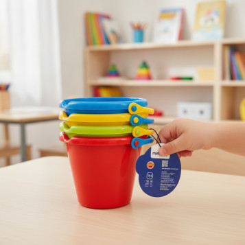 ▷ CUBOS MINILAND SET 4 UDS. 4 COLORES | Taine - Imagen 2