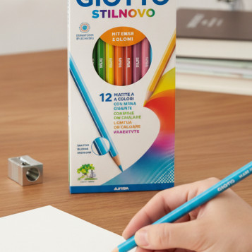 ▷ LAPICES GIOTTO 12 UDS STILNOVO MAXI SURTIDOS | Taine - Imagen 2