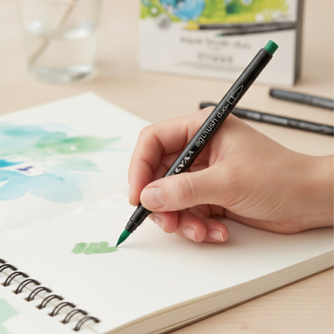 ▷ ROTULADORES LYRA 36 UDS AQUA BRUSH ESTUCHESURTIDOS FILA | Taine - Imagen 2