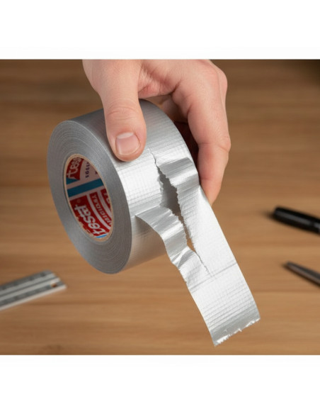 ▷ CINTA ADHESIVA TESA AMERICANA PLATA PROFESIONAL DUCT TAPE 25M X 50MM | Taine - Imagen 2