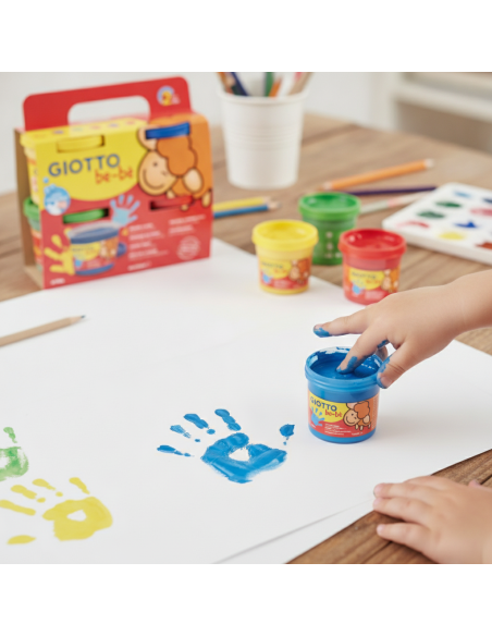 ▷ PINTURA DE DEDOS GIOTTO BE-BÈ 4x150G | Taine - Imagen 2