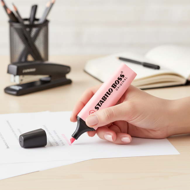 ▷ ROTULADOR STABILO BOSS 70/129 ROSA PASTEL FLUORESCENTE | Taine - Imagen 2