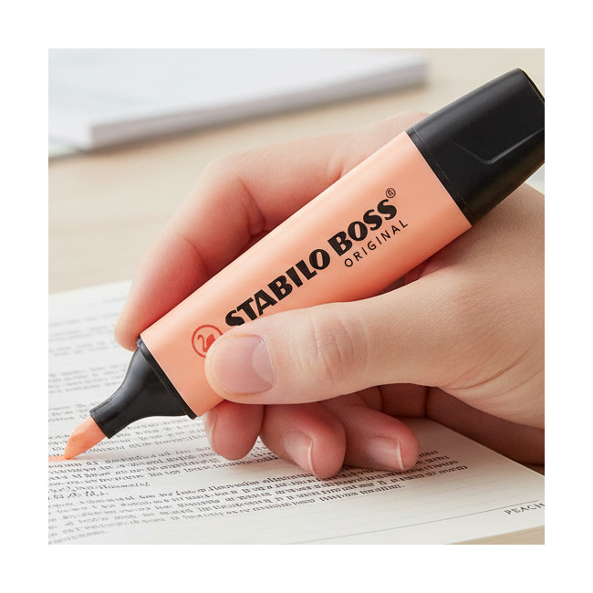 ▷ ROTULADOR STABILO BOSS 70/126 MELOCOTON PASTEL FLUORESCENTE | Taine - Imagen 2