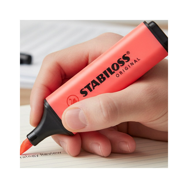 ▷ ROTULADOR STABILO BOSS 70/40 ROJO FLUORESCENTE | Taine - Imagen 2