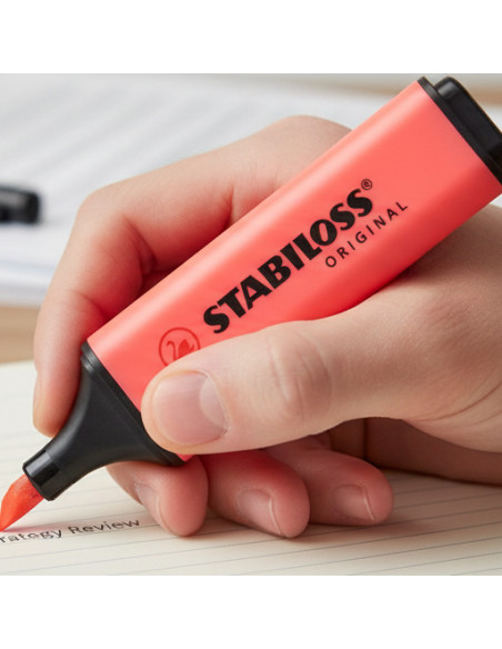 ▷ ROTULADOR STABILO BOSS 70/40 ROJO FLUORESCENTE | Taine - Imagen 2
