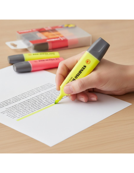 ▷ ROTULADOR STABILO BOSS 4 UDS BOSS 70/4 FLUORESCENTES | Taine - Imagen 2