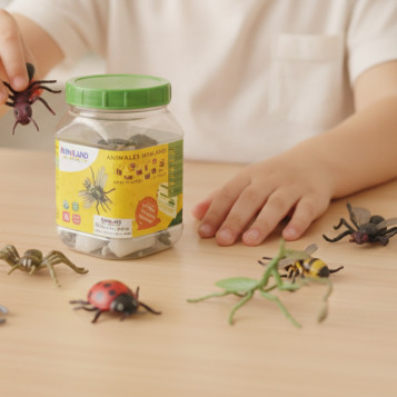 ▷ ANIMALES MINILAND INSECTOS 12 FIGURAS BOTE | Taine - Imagen 2