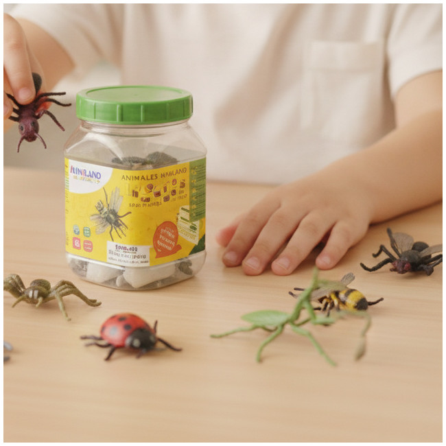 ▷ ANIMALES MINILAND INSECTOS 12 FIGURAS BOTE | Taine - Imagen 2