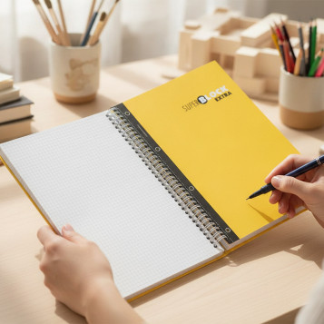 ▷ CUADERNO PACSA SUPERBLOC 120HJ 90G CUADRO 5MM T/C | Taine - Imagen 2