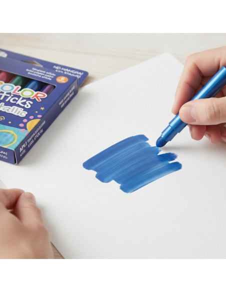 ▷ TEMPERA APLI SOLIDA METALICA 6 UDS. STICK 6G | Taine - Imagen 2