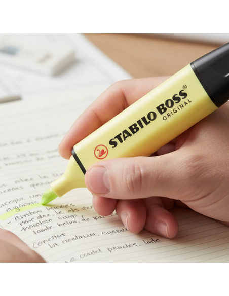 ▷ ROTULADOR STABILO BOSS 70/144 AMARILLO PASTEL FLUORESCENTE | Taine - Imagen 2