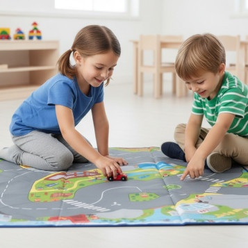 ▷ MINIMOBIL MINILAND TRAFFIC BOX (100 X 100 CM.) | Taine - Imagen 2