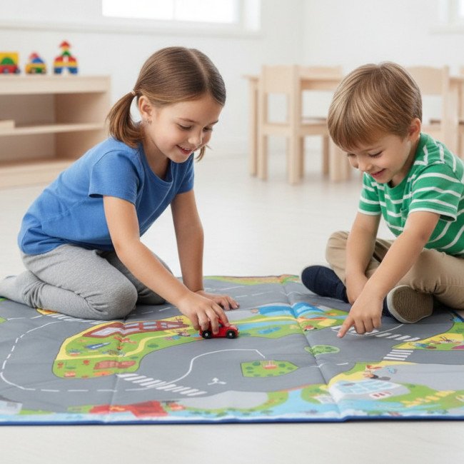 ▷ MINIMOBIL MINILAND TRAFFIC BOX (100 X 100 CM.) | Taine - Imagen 2