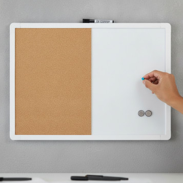 ▷ COMBO NOBO REXEL HOGAR PIZARRA MAG.+TABLERO CORCHO 585x430MM C.SURTIDOS | Taine - Imagen 2