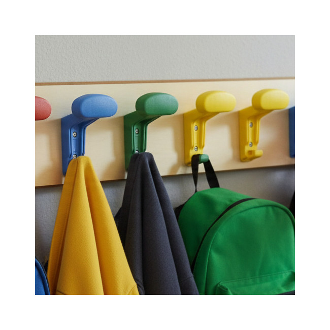 ▷ PERCHERO TAGAR INFANTIL TABLERO LAMINADO 8 COLGADORES PP COLOR MOD.273 | Taine - Imagen 2