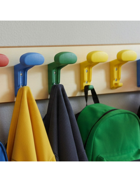 ▷ PERCHERO TAGAR INFANTIL TABLERO LAMINADO 8 COLGADORES PP COLOR MOD.273 | Taine - Imagen 2