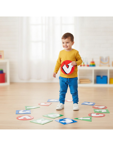 ▷ FLECHAS HENBEA Y FORMAS 6 UDS. PLASTICO 3 FORMAS Y COLORES | Taine - Imagen 2