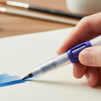 ▷ PINCEL MILAN RECARGABLE CON AGUA WATER BRUSH | Taine - Imagen 2