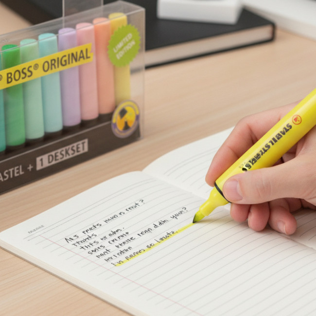 ▷ ROTULADORES STABILO BOSS 15 UDS FLUORESCENTES ORIGINAL | Taine - Imagen 2