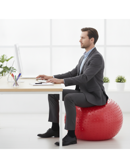 ▷ PELOTA SOFTTE MASAJE COLOR ROJO 65CM | Taine - Imagen 2