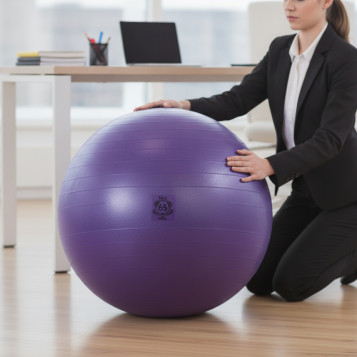 ▷ PELOTA GIGANTE SOFTEE COLOR VIOLETA 65CM | Taine - Imagen 2