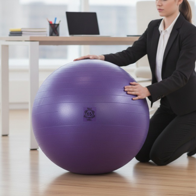 ▷ PELOTA GIGANTE SOFTEE COLOR VIOLETA 65CM | Taine - Imagen 2