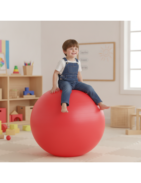 ▷ PELOTA GIGANTE SOFTEE COLOR ROJO 100CM | Taine - Imagen 2