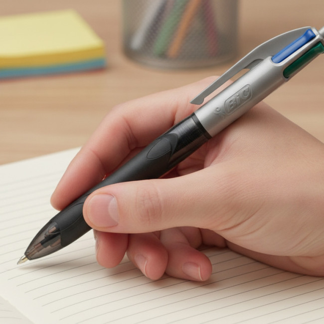 ▷ BOLIGRAFO BIC 4 COLORES GRIP PRO | Taine - Imagen 2
