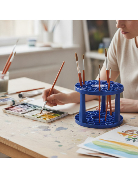 ▷ SOPORTE MILAN PARA PINCELES CON 49 AGUJEROS | Taine - Imagen 2