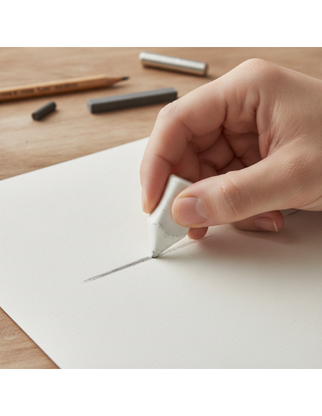 ▷ GOMA DE BORRAR FABER BLANCO MOLDEABLE ART ERASER | Taine - Imagen 2