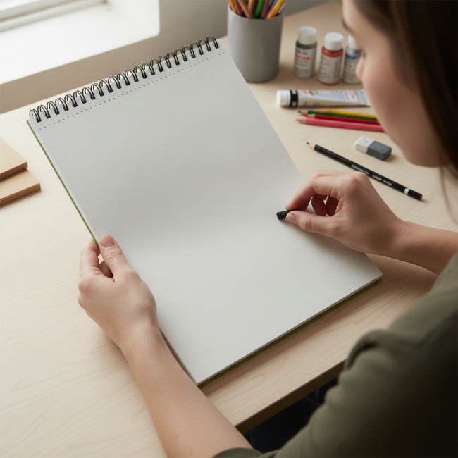 ▷ BLOC DIBUJO CANSON XL A4 30H 160G ESPIRAL MICR DRAWING | Taine - Imagen 2