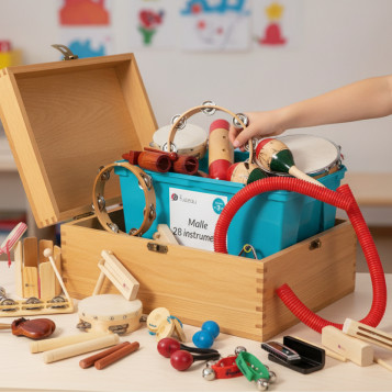 ▷ COFRE FUZEAU IMPARA CON 28 INSTRUMENTOS | Taine - Imagen 2