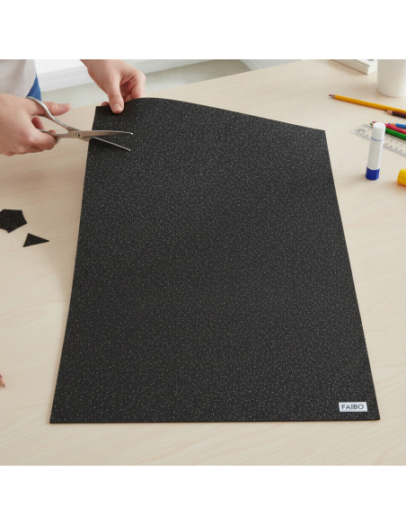 ▷ GOMA EVA FAIBO NEGRA PURPURINA 40X60 | Taine - Imagen 2