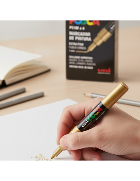 ▷ SET ROTULADORES POSCA 4 UDS PC1M/4C GSWB | Taine - Imagen 2