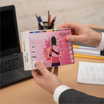 ▷ PQ 500HJ A5 PAPEL 80GRS FABRISA | Taine - Imagen 2