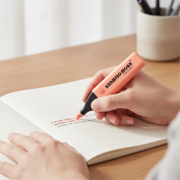 ▷ ROTULADOR STABILO BOSS 70/140 CORAL PASTEL FLUORESCENTE | Taine - Imagen 2