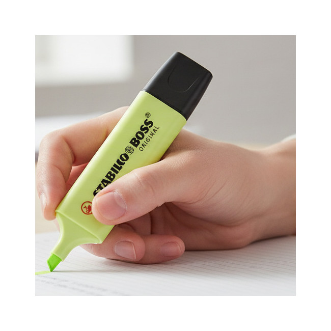▷ ROTULADOR STABILO BOSS 70/133 PASTEL LIMA FLUORESCENTE | Taine - Imagen 2