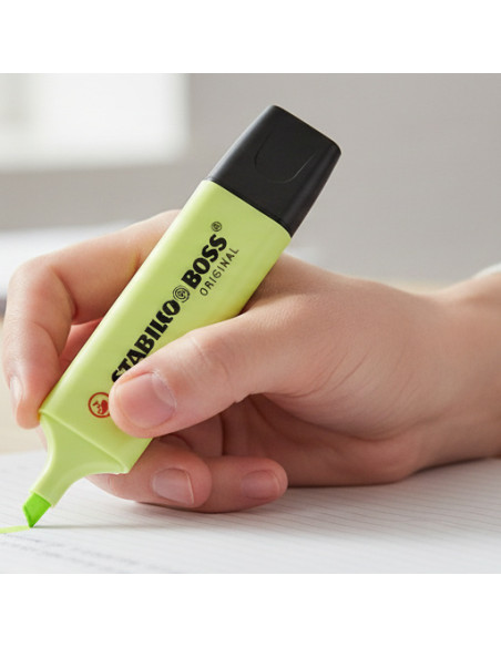 ▷ ROTULADOR STABILO BOSS 70/133 PASTEL LIMA FLUORESCENTE | Taine - Imagen 2